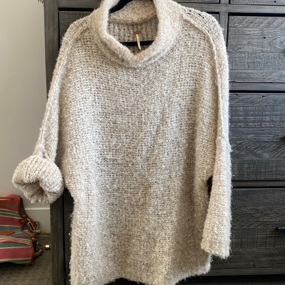 Free people oversized soft delicate sweater